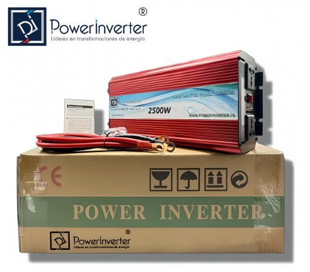 INVERSOR DE VOLTAJE 12VDC/220VAC 2500W MODIFICADA